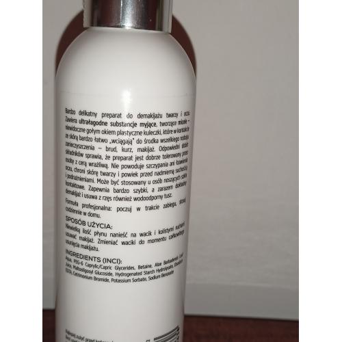 Yonelle Mediesthetic, Mild Micellar Lotion Face and Eye Makeup Remover (Łagodny płyn do demakijażu twarzy i oczu z nawilżającymi polisacharydami) - opinie | zdjęcie do recenzji od JustynaJusia - 2