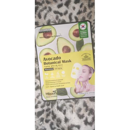 MBeauty Avocado Botanical Mask (Odżywcza i odmładzająca maska z awokado na płachcie) - opinie | zdjęcie do recenzji od joaska1992