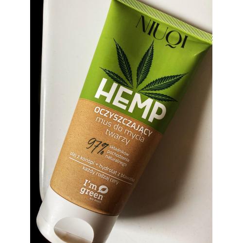 Niuqi Hemp, Oczyszczający mus do twarzy - opinie | zdjęcie do recenzji od 123eliza96