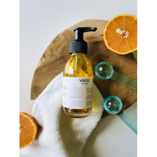Veoli Botanica Squeeze an Orange, Olejek 2 w 1 do demakijażu i masażu twarzy z kawałkami pomarańczy - opinie | zdjęcie do recenzji od malgorzata_k_sz