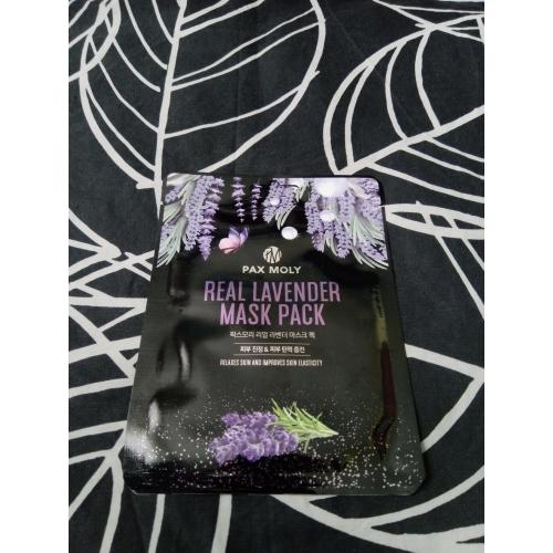 Pax Moly Real Lavender Mask Pack (Oczyszczająca maska w płachcie) - opinie | zdjęcie do recenzji od Owocowysad - 3