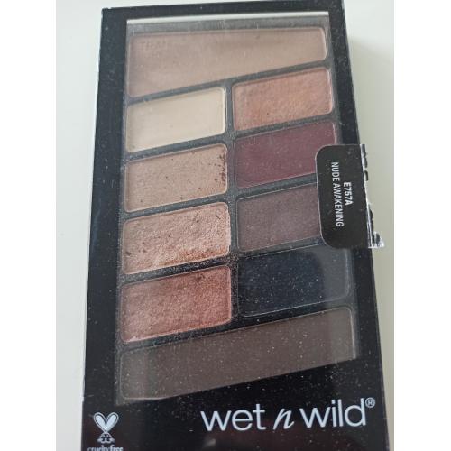 Wet n Wild Color Icon Eyeshadow, Nude Awakening, 10 Pan Palette New Formule (Paleta 10 cieni do powiek) - opinie | zdjęcie do recenzji od annamaq - 2