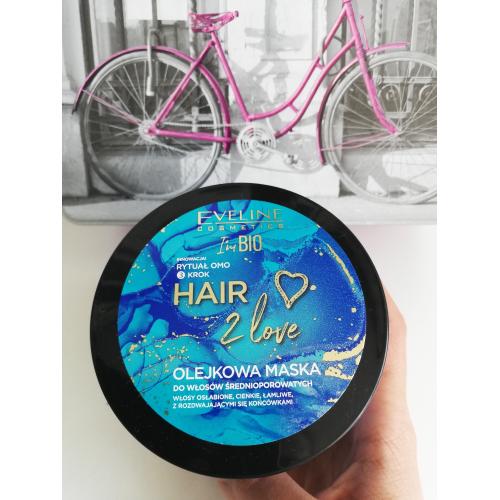 Eveline Cosmetics I'm Bio Hair 2 Love, Olejkowa maska do włosów średnioporowatych - opinie | zdjęcie do recenzji od Justyna_moja_pielegnacja