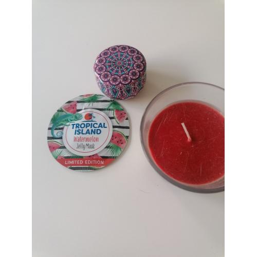 Marion Tropical Island, Watermelon Jelly Mask (Żelowa maseczka do twarzy) - opinie | zdjęcie do recenzji od blondeinbeauty