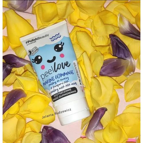 Floslek PeelLove Marine Gommage, Peeling do twarzy z kwasami AHA - opinie | zdjęcie do recenzji od jolanta_rudzewicz