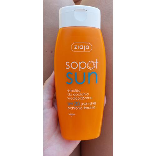 Ziaja Sopot Sun, Emulsja do opalania wodoodporna SPF 20 - średnia ochrona - opinie | zdjęcie do recenzji od MartaSowka - 3