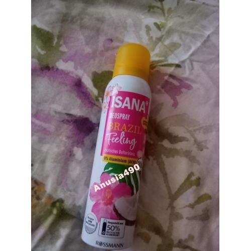 Isana Brazil Feeling, Deospray (Dezodorant  w sprayu) - opinie | zdjęcie do recenzji od Anusia490
