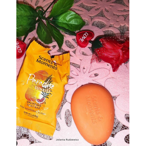 Oriflame Scents & Moments, Paradise Sunrise Uplifting Soap Bar (Mydło) - opinie | zdjęcie do recenzji od jolanta_rudzewicz