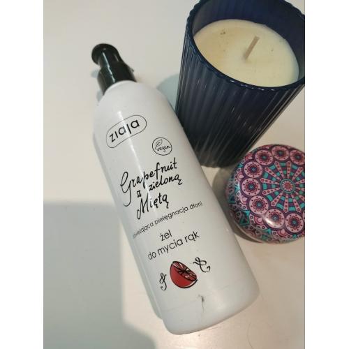Ziaja Mydło do rąk w żelu ` Grapefruit z zieloną miętą ` - opinie | zdjęcie do recenzji od blondeinbeauty