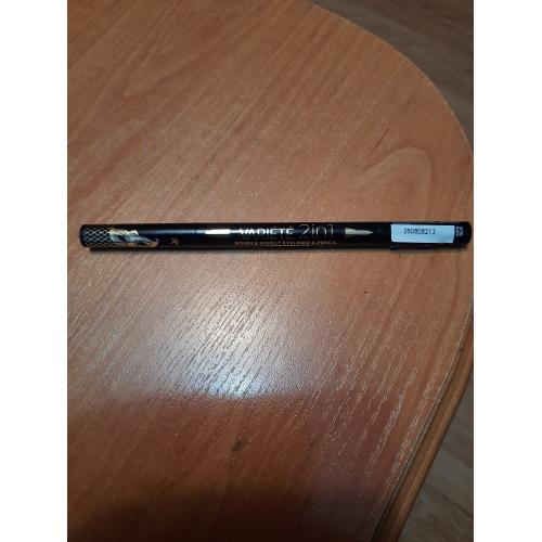 Eveline Cosmetics Variete, 2in1 Double Effect Eyeliner & Pencil Waterproof (Wodoodporna kredka do oczu z eyelinerem) - opinie | zdjęcie do recenzji od Smerfeta83 - 4