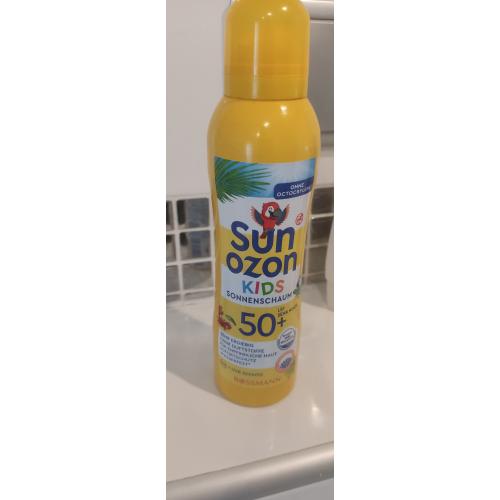 SunOzon Kids,  Sonnenschaum LSF 50+ (Pianka przeciwsłoneczna SPF 50+) - opinie | zdjęcie do recenzji od Magdalena1385