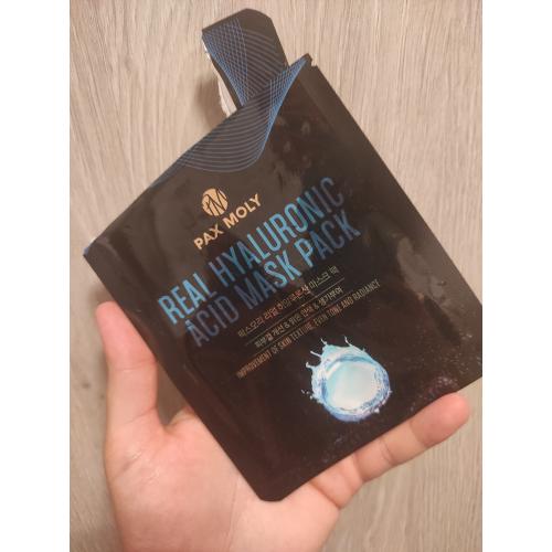 Pax Moly Real Hyaluronic Acid Mask Pack Real (Maska w płachcie intensywnie nawilżająca z kwasem hialuronowym) - opinie | zdjęcie do recenzji od mm2991