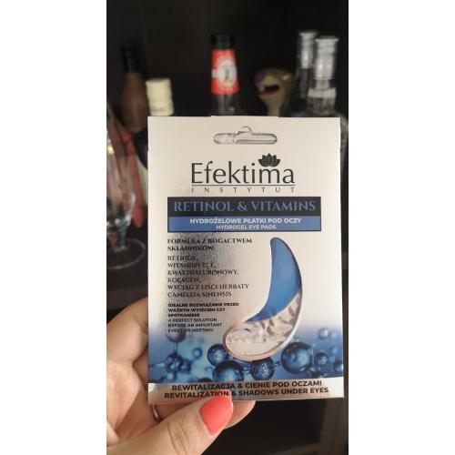 Efektima Retinol & Vitamins, Hydrożelowe płatki pod oczy - opinie | zdjęcie do recenzji od nobotak73