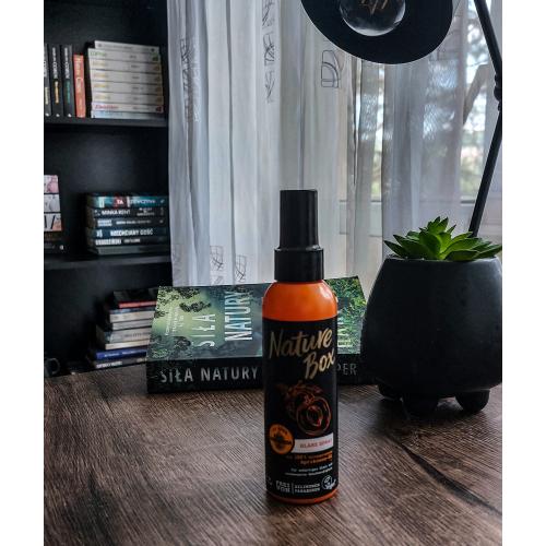 Nature Box Spray dodający blasku z olejem z moreli - opinie | zdjęcie do recenzji od Nathaliee85