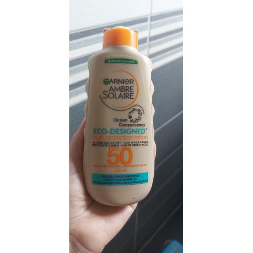 Garnier Ambre Solaire, Eco Designed High Protection Lotion SPF50 (Balsam ochronny do twarzy i ciała) - opinie | zdjęcie do recenzji od MartaSowka - 1