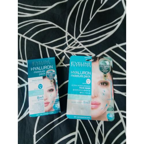 Eveline Cosmetics Hyaluron Moisture Pack (Ultranawilżająca maska na tkaninie z kwasem hialuronowym) - opinie | zdjęcie do recenzji od Owocowysad - 1