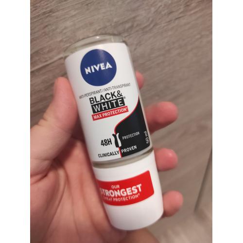 Nivea Black & White Max Protection Anti-perspirant Roll-on 48h (Antyperspirant roll-on dla kobiet) - opinie | zdjęcie do recenzji od mm2991