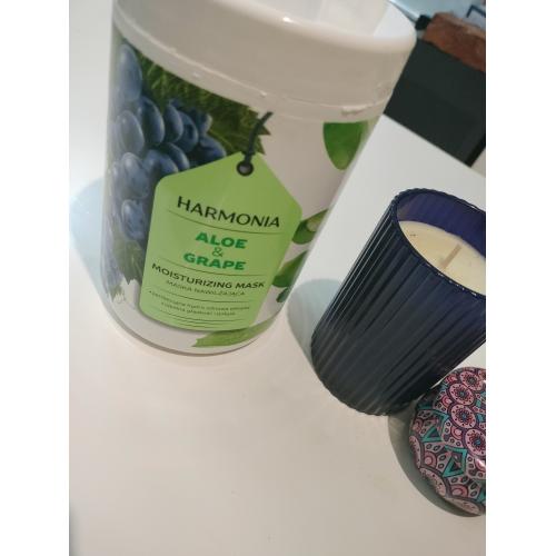 Harmonia Aloe & Grape Moisturizing Mask (Maska nawilżająca do włosów) - opinie | zdjęcie do recenzji od blondeinbeauty