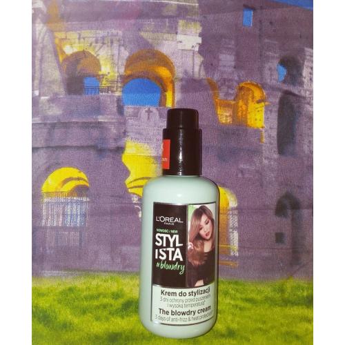 L'Oreal Paris Stylista #blowdry,  The Blowdry Hair Styling Cream (Krem do stylizacji `3 dni ochrony przed puszeniem się i wysoką temperaturą`) - opinie | zdjęcie do recenzji od patrycjardzanek1