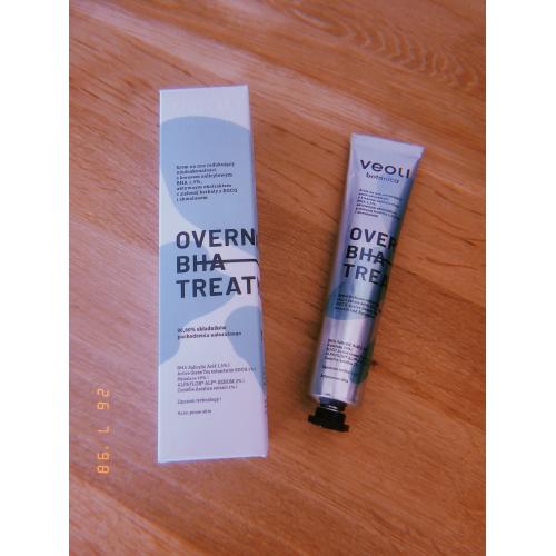 Veoli Botanica Overnight BHA Treatment, Imperfection-Reducing Night Cream (Krem na noc redukujący niedoskonałości z kwasem salicylowym 1,5%, ekstraktem z zielonej herbaty z EGCG i skwalanem) - opinie | zdjęcie do recenzji od Rumcykiewicz