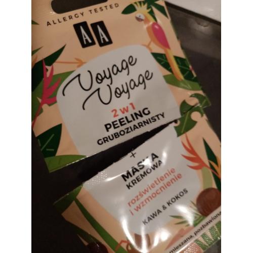 AA Voyage Voyage, 2w1 Peeling gruboziarnisty + maska kremowa `Kawa i kokos` - opinie | zdjęcie do recenzji od _daughtersatan_ - 2