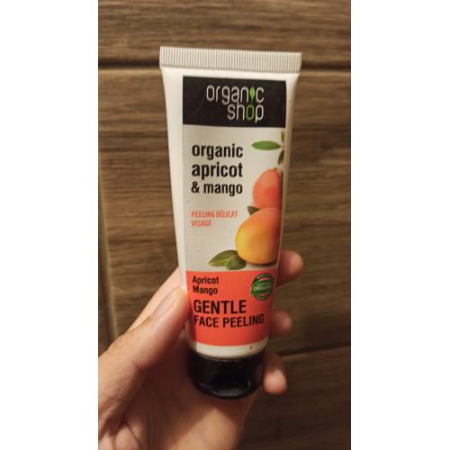 Organic Shop Organic Mango & Apricot, Gentle Face Peeling (Delikatny peeling do twarzy `Mango i morela`) - opinie | zdjęcie do recenzji od avianica