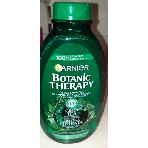 Garnier Botanic Therapy, Zielona Herbata, Eukaliptus & Cytrus, Szampon do włosów oczyszczający i orzeźwiający - opinie | zdjęcie do recenzji od Qradomowa86