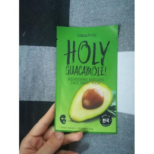 The Beauty Dept. Holy Guacamole! Nourishing Avocado Face Sheet Mask (Maseczka do twarzy w płachcie `Nawilżające awokado`) - opinie | zdjęcie do recenzji od daria_tkaczyk