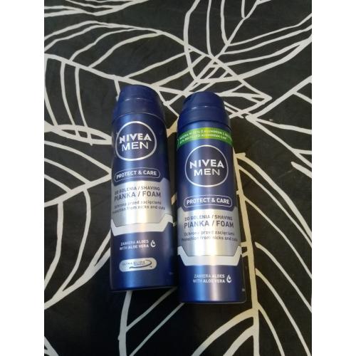 Nivea Men, Protect & Care, Protecting Shaving Foam (Ochronna pianka do golenia) - opinie | zdjęcie do recenzji od Owocowysad - 2