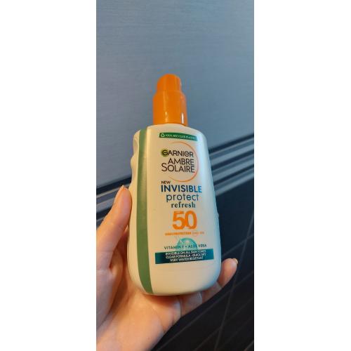 Garnier Ambre Solaire, Invisible Protect Refresh Spray SPF 50 (Spray ochronny do opalania SPF50) - opinie | zdjęcie do recenzji od MartaSowka - 2