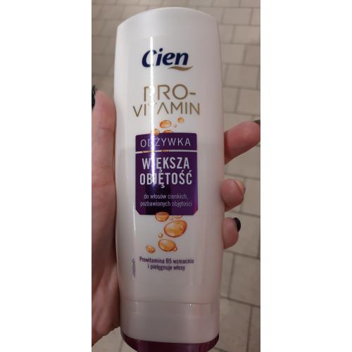 Cien Pro Vitamin, Odżywka do włosów `Większa objętość` - opinie | zdjęcie do recenzji od Qradomowa86