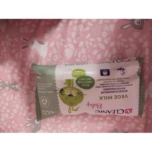 Cleanic Baby Eco, Vege Milk, Chusteczki nawilżane - opinie | zdjęcie do recenzji od mm2991