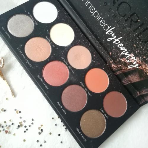 Ingrid Cosmetics Matt and Glam `Nude` (Paleta 10 cieni do powiek) - opinie | zdjęcie do recenzji od asia10933 - 2