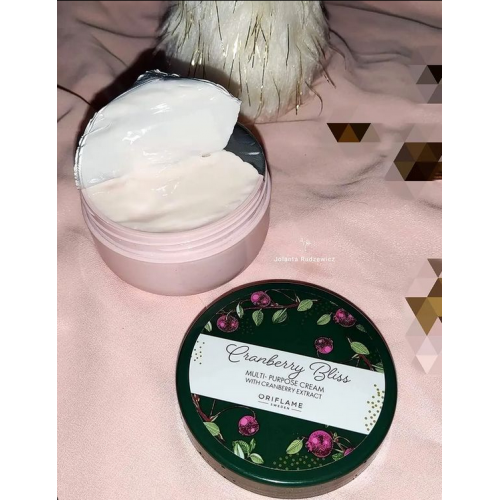 Oriflame Cranberry Bliss, Multi-Purpose Cream (Krem do twarzy i ciała) - opinie | zdjęcie do recenzji od jolanta_rudzewicz