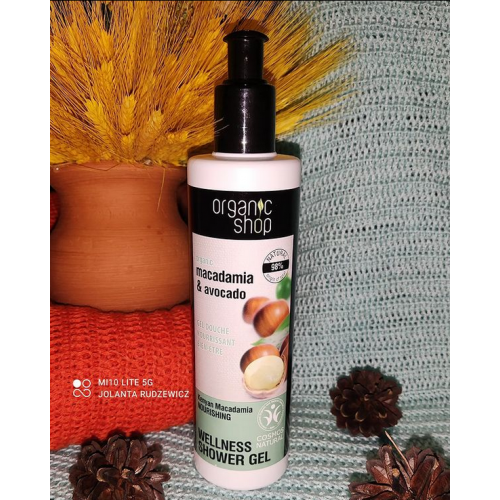 Organic Shop Macadamia & Avocado, Nourishing Shower Gel (Odżywczy żel pod prysznic 'Kenijskie orzechy macadamia') - opinie | zdjęcie do recenzji od jolanta_rudzewicz