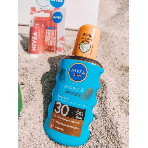 Nivea Sun, Protect & Bronze SPF 50 Sun Spray (Spray do opalania) - opinie | zdjęcie do recenzji od HappyLady95
