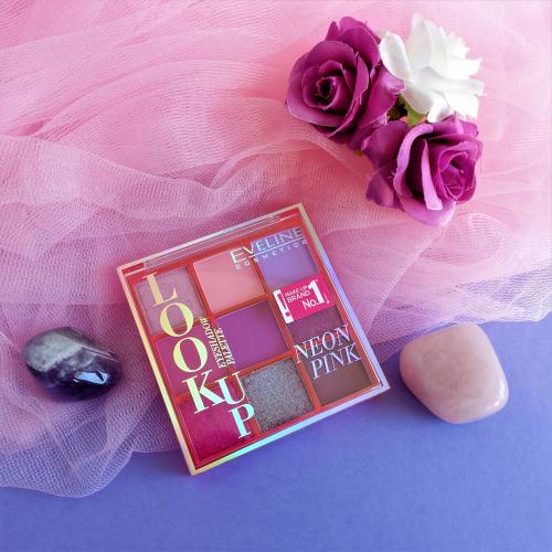 Eveline Cosmetics Look Up, Neon Pink Eyeshadow Palette (Paletka cieni do powiek) - opinie | zdjęcie do recenzji od Elednor - 1