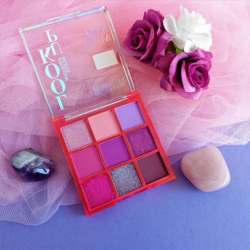 Eveline Cosmetics Look Up, Neon Pink Eyeshadow Palette (Paletka cieni do powiek) - opinie | zdjęcie do recenzji od Elednor - 2