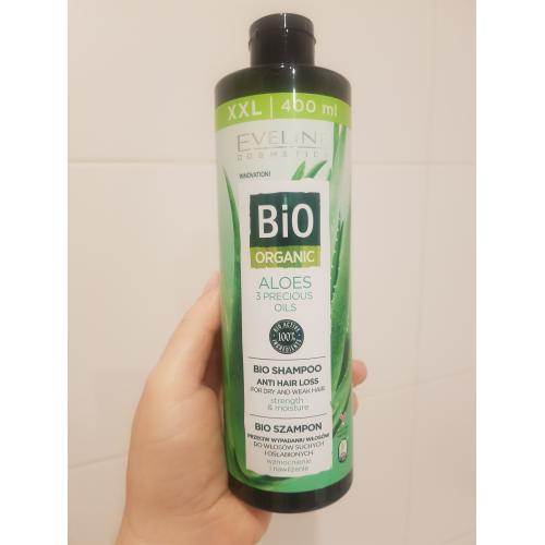 Eveline Cosmetics Bio Organic, Bioszampon przeciw wypadaniu włosów do włosów suchych i osłabionych - opinie | zdjęcie do recenzji od Ata77
