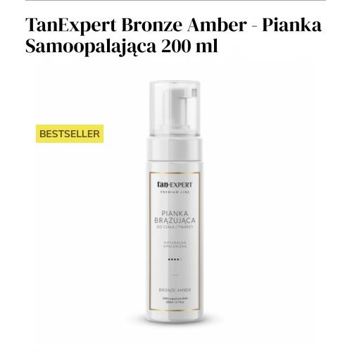 Tan Expert Bronze Amber Self Tan Foam (Pianka samoopalająca) - opinie | zdjęcie do recenzji od koshe