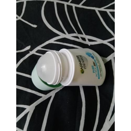 Garnier Mineral, Pure Active 48h Anti-perspirant 0% Ethyl Alcohol (Antyperspirant 48h w kulce bez alkoholu etylowego) - opinie | zdjęcie do recenzji od Owocowysad - 2