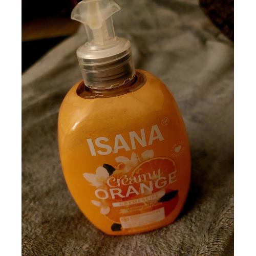 Isana Creamy Orange Cremeseife (Kremowe mydło w płynie `Pomarańcza i miód`) - opinie | zdjęcie do recenzji od Ejvaaa