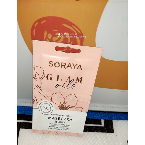 Soraya Glam Oils, Supernawilżająca maseczka żelowa - opinie | zdjęcie do recenzji od jolanta_rudzewicz