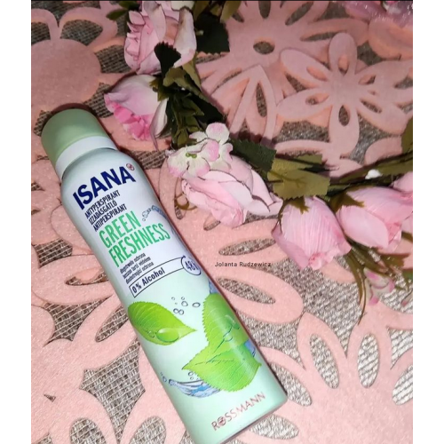 Isana Grüne Frische Anti-Transpirant Spray [Green Freshness] (Antyperspirant w sprayu `Zielona świeżość`) - opinie | zdjęcie do recenzji od jolanta_rudzewicz