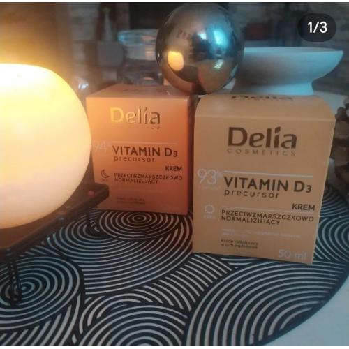 Delia Vitamin D3 Precursor, Krem przeciwzmarszczkowo-normalizujący na noc - opinie | zdjęcie do recenzji od paznokciowe_pomysly