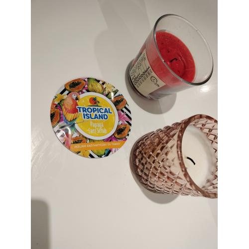Marion Tropical Island, Papaya Face Scrub (Peeling enzymatyczny do twarzy) - opinie | zdjęcie do recenzji od blondeinbeauty