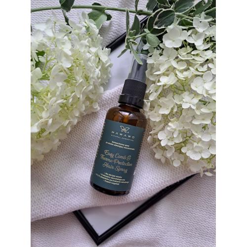 Mawawo Natural Cosmetics Termoochronny spray do włosów ułatwiający rozczesywanie - opinie | zdjęcie do recenzji od Atramworld