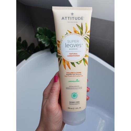 Attitude Super Leaves, Volume & Shine Natural Conditioner (Odżywka do włosów `Objętość i połysk`) - opinie | zdjęcie do recenzji od cola201