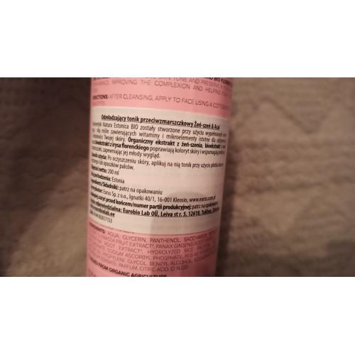 Natura Estonica Bio Ginseng & Acai, Rejuvenating Face Tonic (Odmładzający tonik do twarzy `Żeńszeń i acai`) - opinie | zdjęcie do recenzji od ciasteczkowapanna - 2