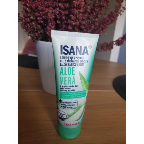 Isana Aloe Vera,  Balsam do rąk i paznokci z witaminą E oraz wyciągiem z zielonej herbaty - opinie | zdjęcie do recenzji od cola201